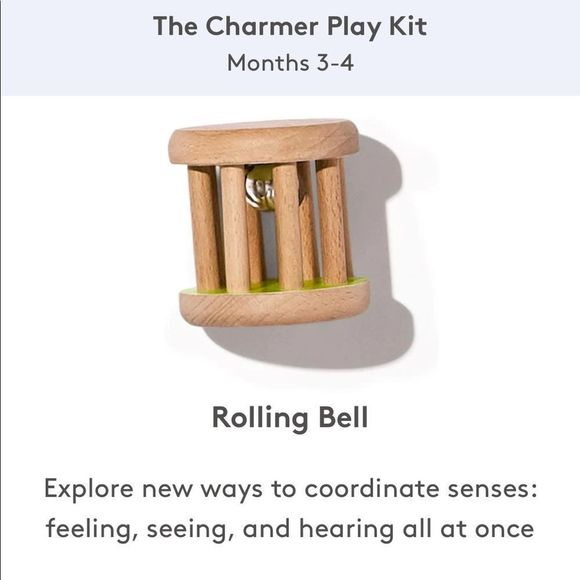 Lovevery Rolling Bell Rattle - Picture 2 of 2